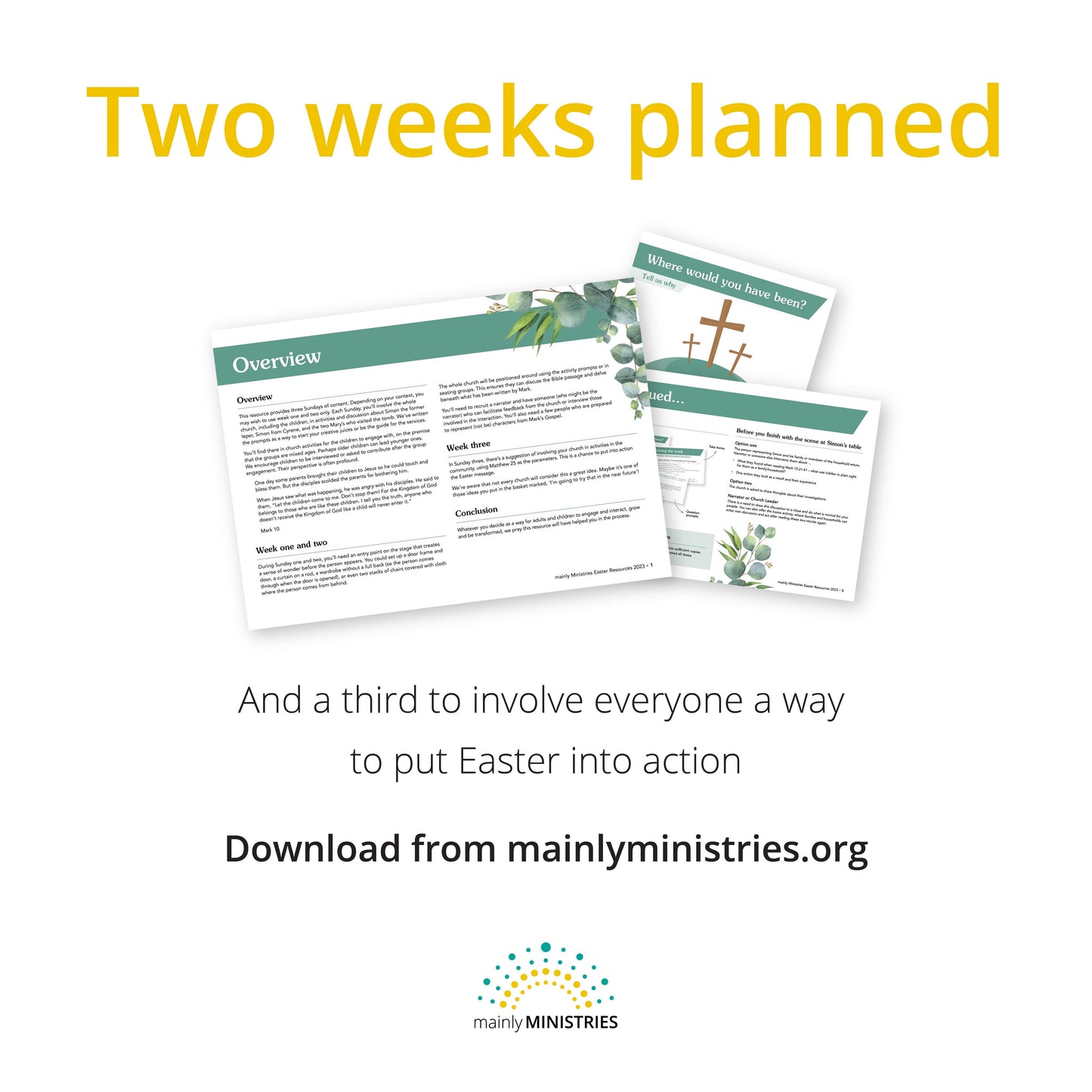 Easter FREE resource for church services