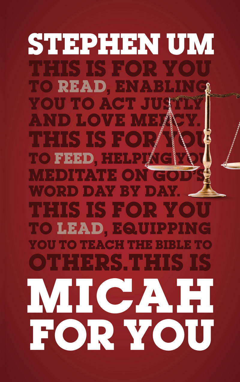 Micah For You book
